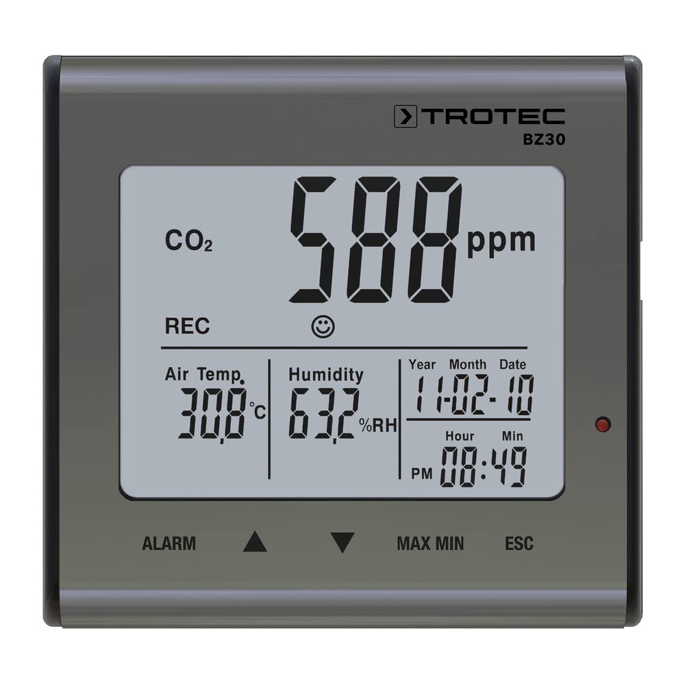 trotec-bz26-co2-luftqualit-tsmonitor-mit-farbdisplay-und-smiley-ampel image 8