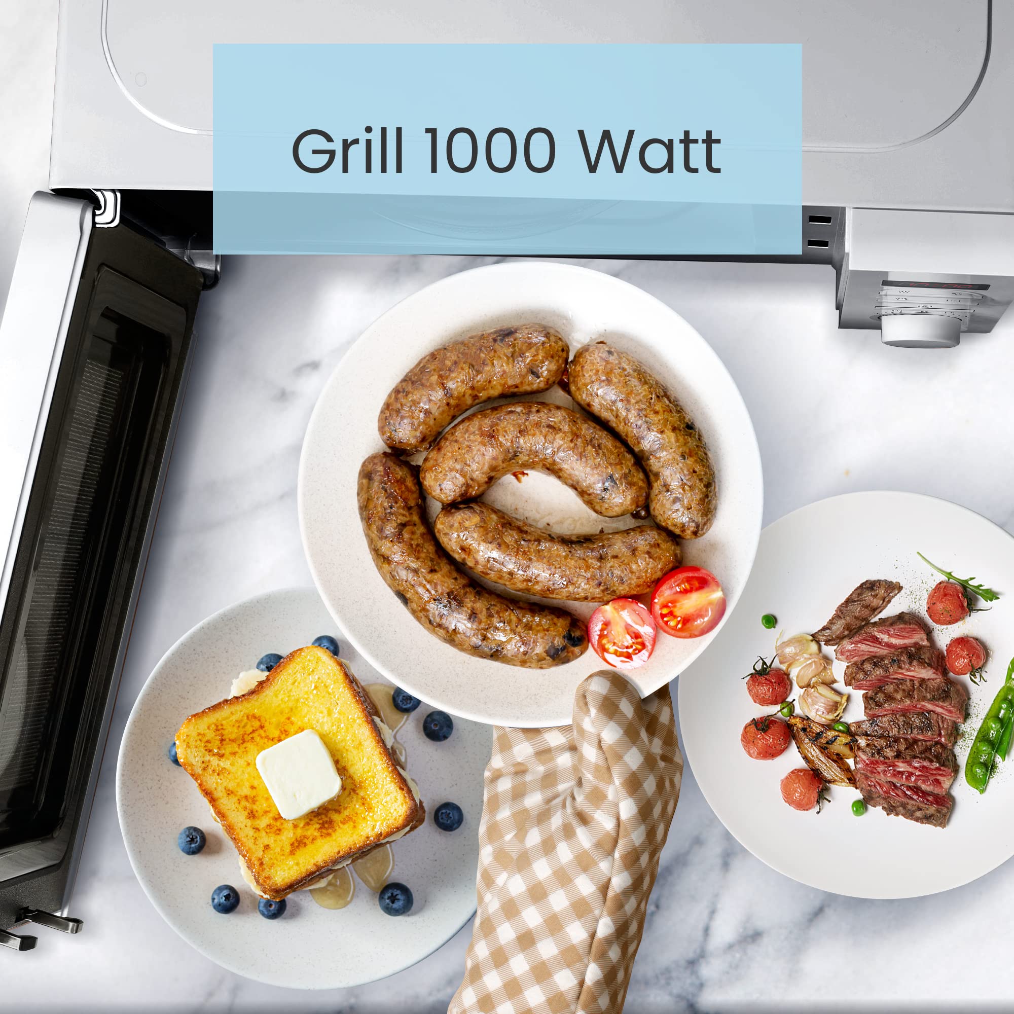 comfee-cmgo-20sf-sdi-mikrowelle-mit-crispy-grill-20-l-silber image 3