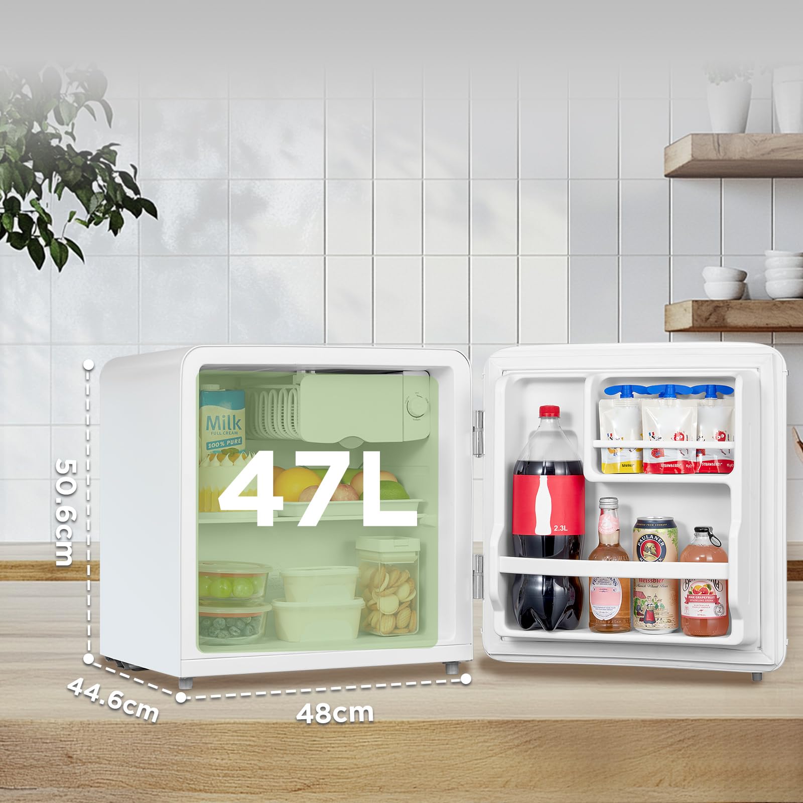 comfee-rcd50wh2eurt-e-mini-k-hlschrank-47-l-retro-wei image 2