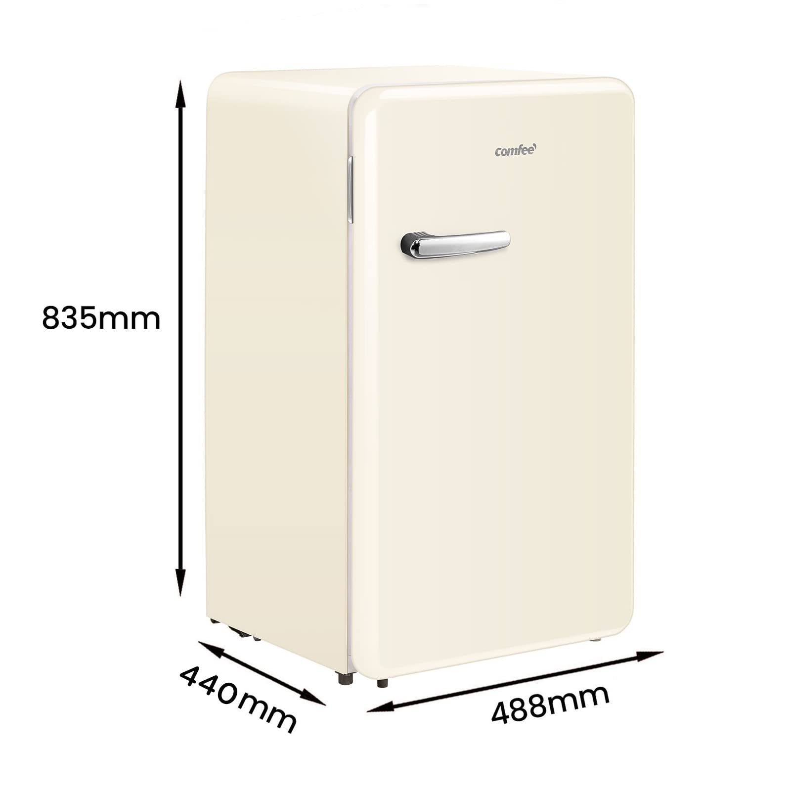 comfee-rcd93be1rt-e-retro-tischk-hlschrank-93-l-in-beige image 2