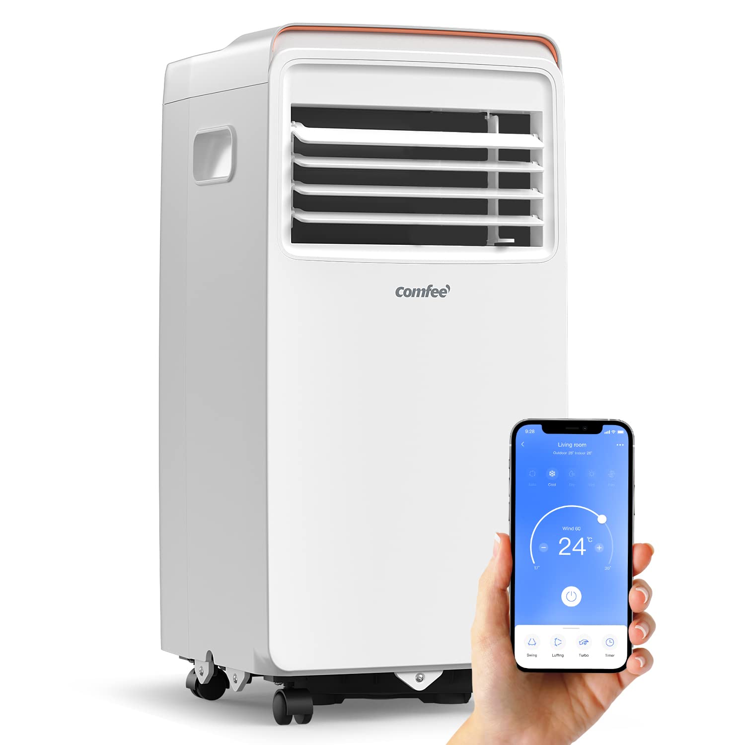 comfee-mobile-9000-pro-4-in-1-mobile-klimaanlage-9000-btu-2-6-kw image 1
