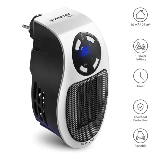 trotec-tfc-1-e-mini-keramik-heizl-fter-500w-schwarz-wei image 1
