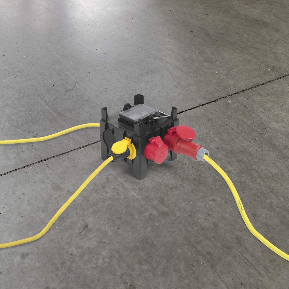 trotec-pv16-mobiler-stromverteiler-ip44-2x-cee-4x-schuko-mit-fi image 3