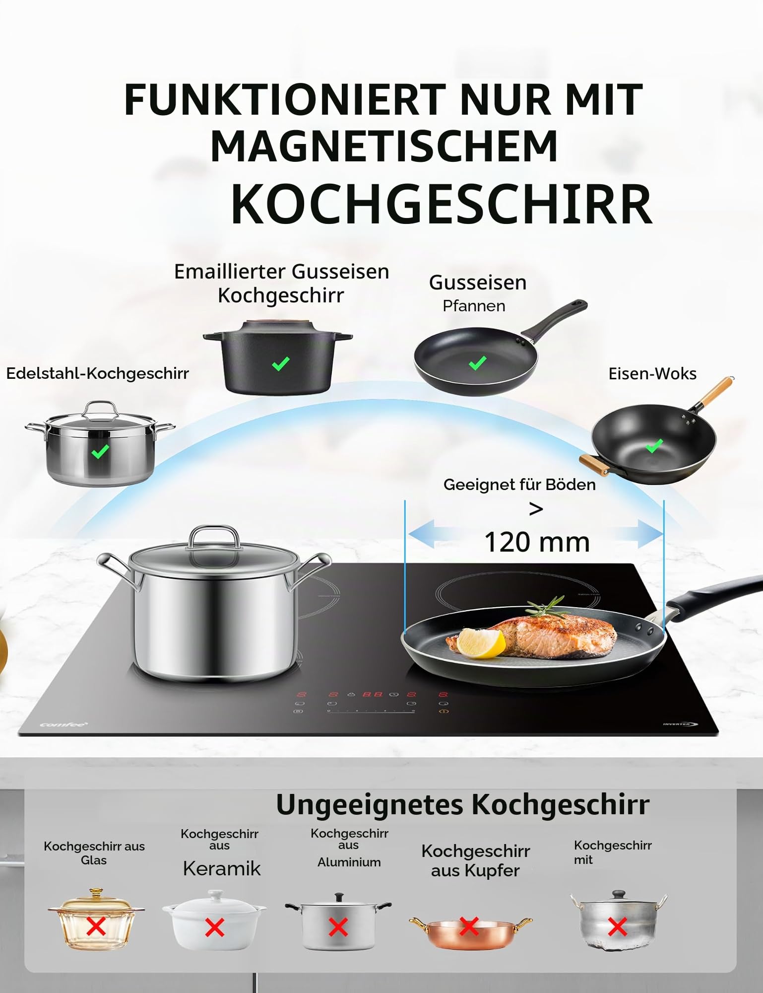 comfee-cih741f238k0-induktionskochfeld-60-cm-7200-w-4-zonen-boost image 7