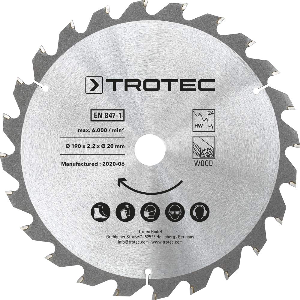 trotec-holzkreiss-gebl-tter-set-190-mm-24-z-hne-3-teilig-carbonstahl image 2