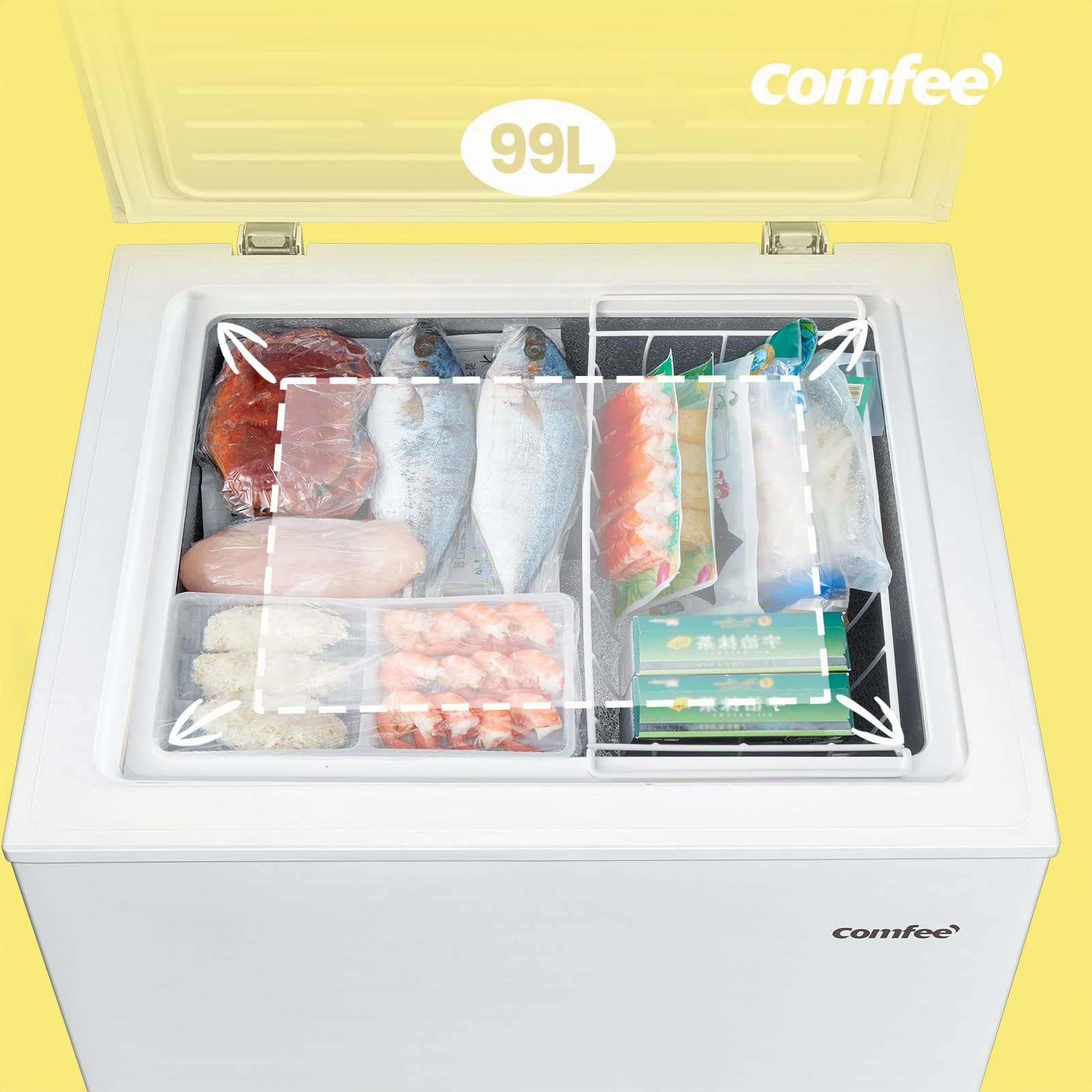comfee-rcc100wh1-e-gefriertruhe-99l-wei image 4