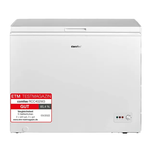 comfee-rcc402wh3-gefriertruhe-300-l-128-5-cm-breit-wei image 1