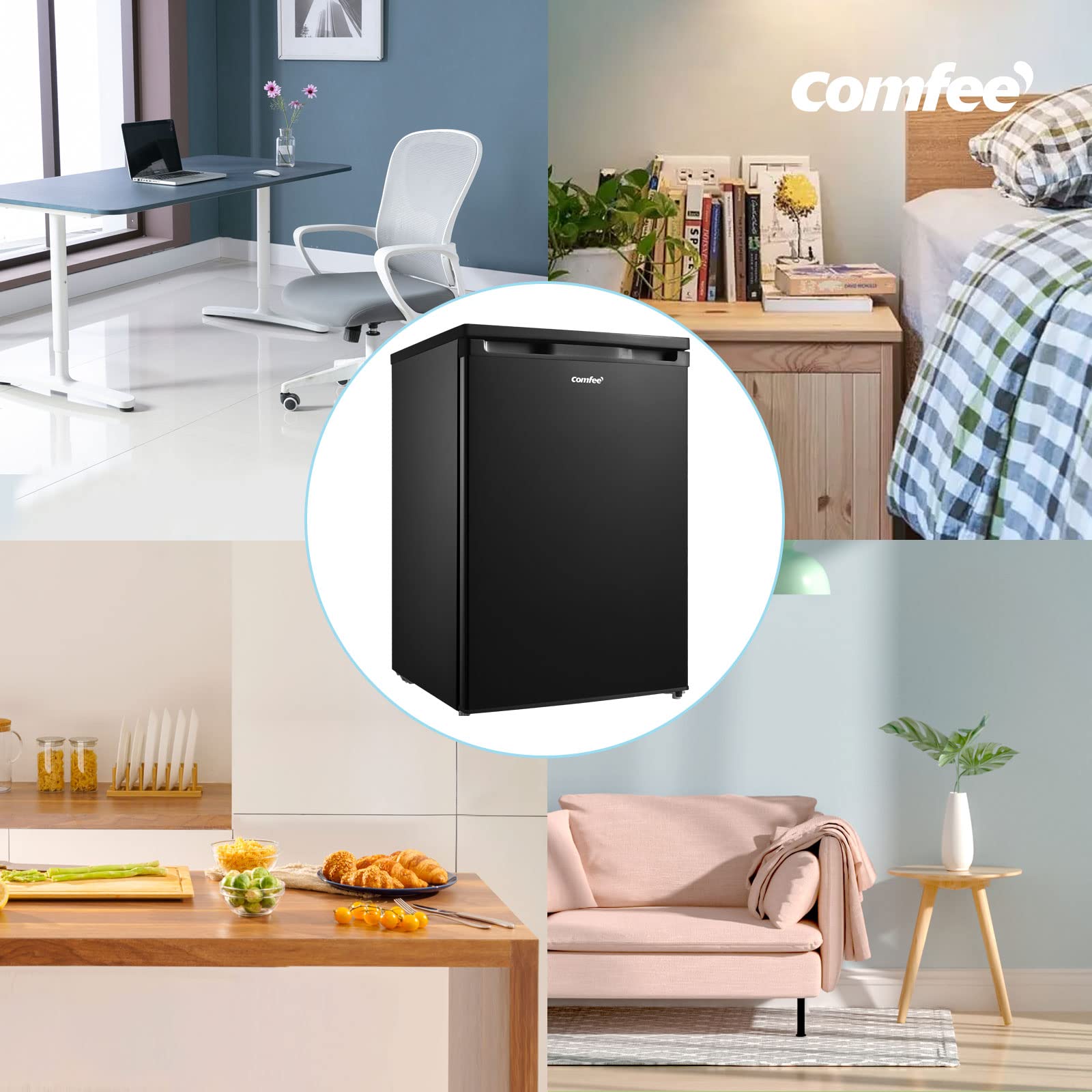 comfee-rcd141dk2-tischk-hlschrank-mit-gefrierfach-98-l-schwarz image 8