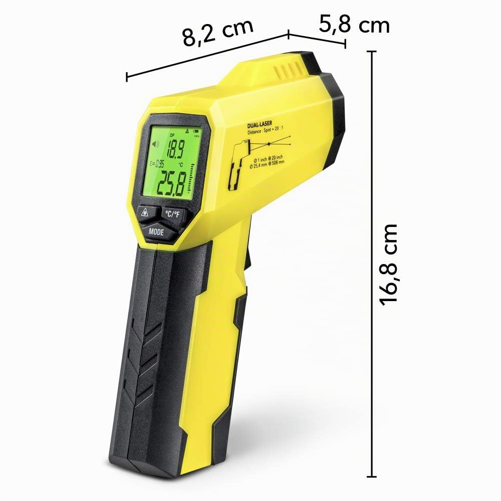 trotec-bp25-pyrometer-taupunktscanner-laser-thermometer-mit-schimmel-alarm image 3
