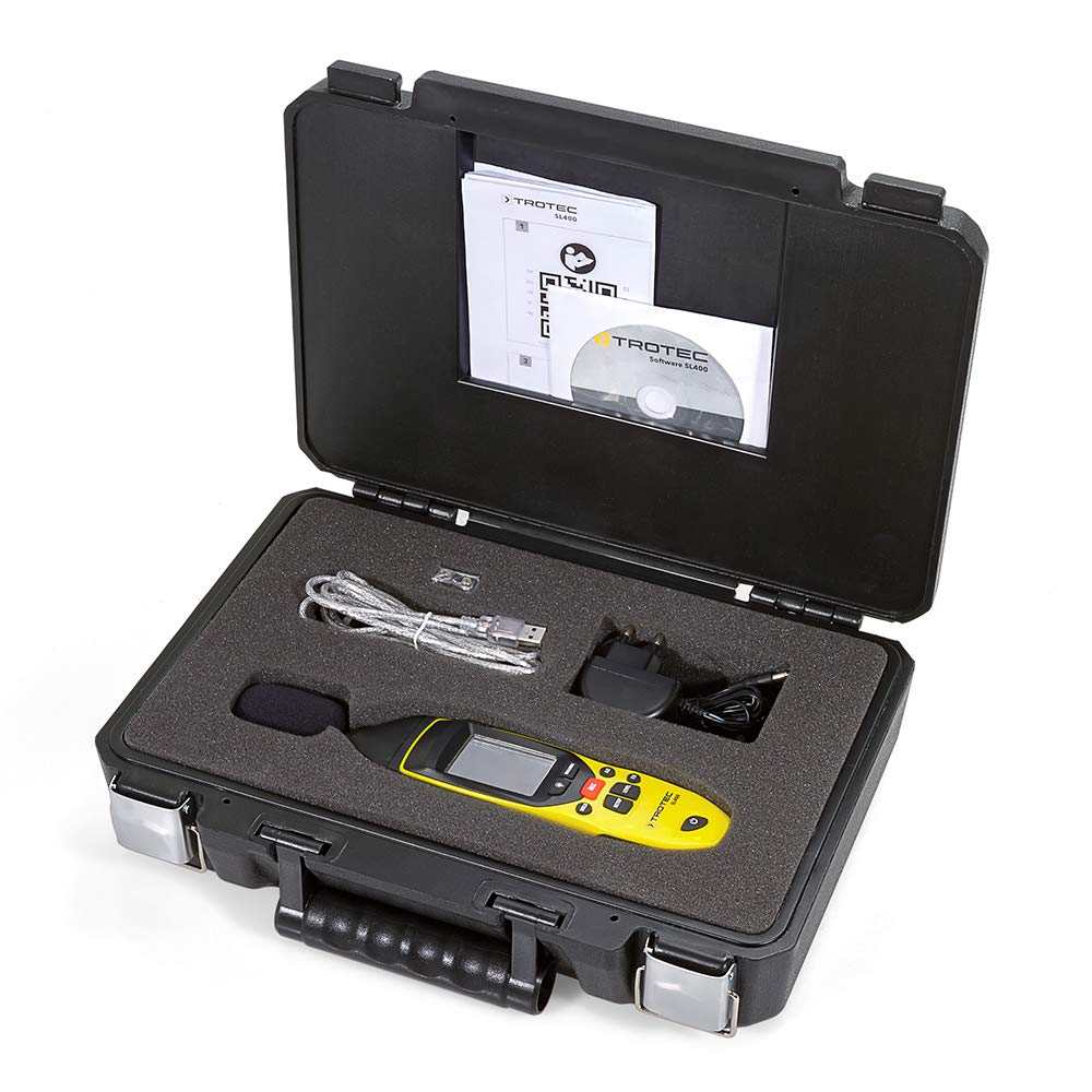 trotec-sl400-schallpegelmessger-t-klasse-2-mit-logging-software-koffer image 2