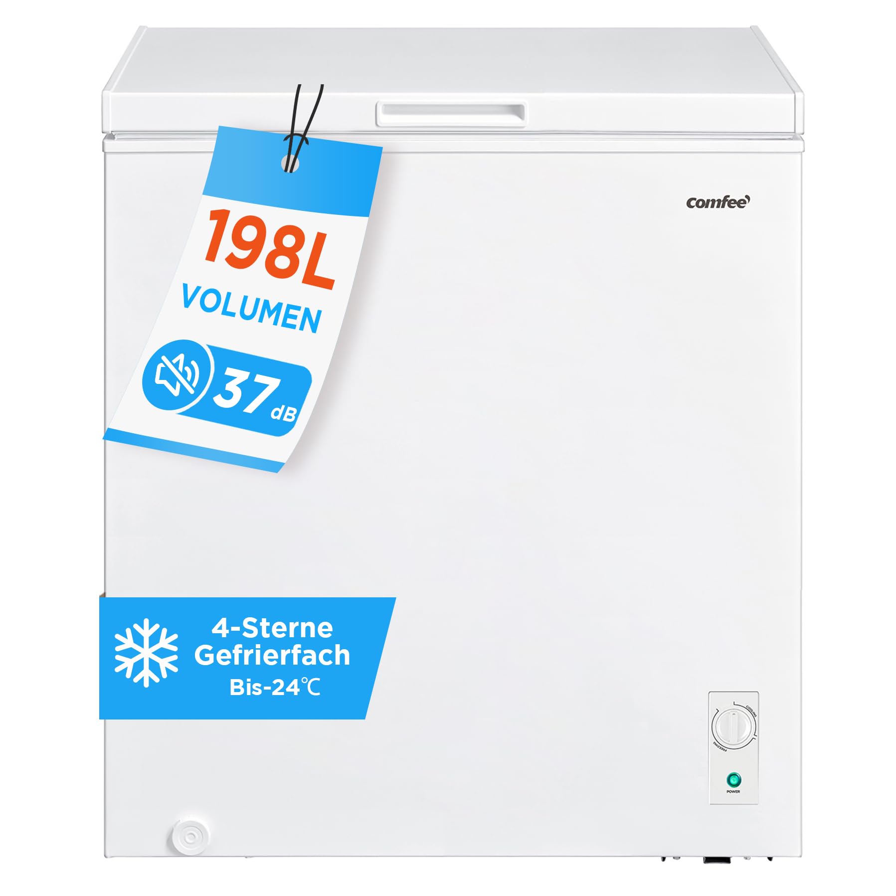 comfee-rcc100wh2-e-gefriertruhe-99-l-wei-e-klasse-38-db image 8
