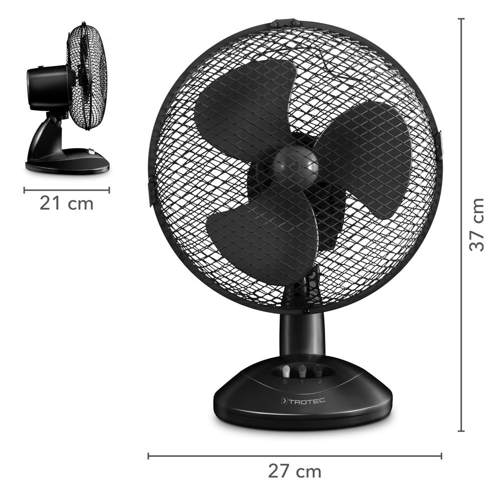 trotec-tve-8-tischventilator-25-w-2-stufen-90-oszillation image 2
