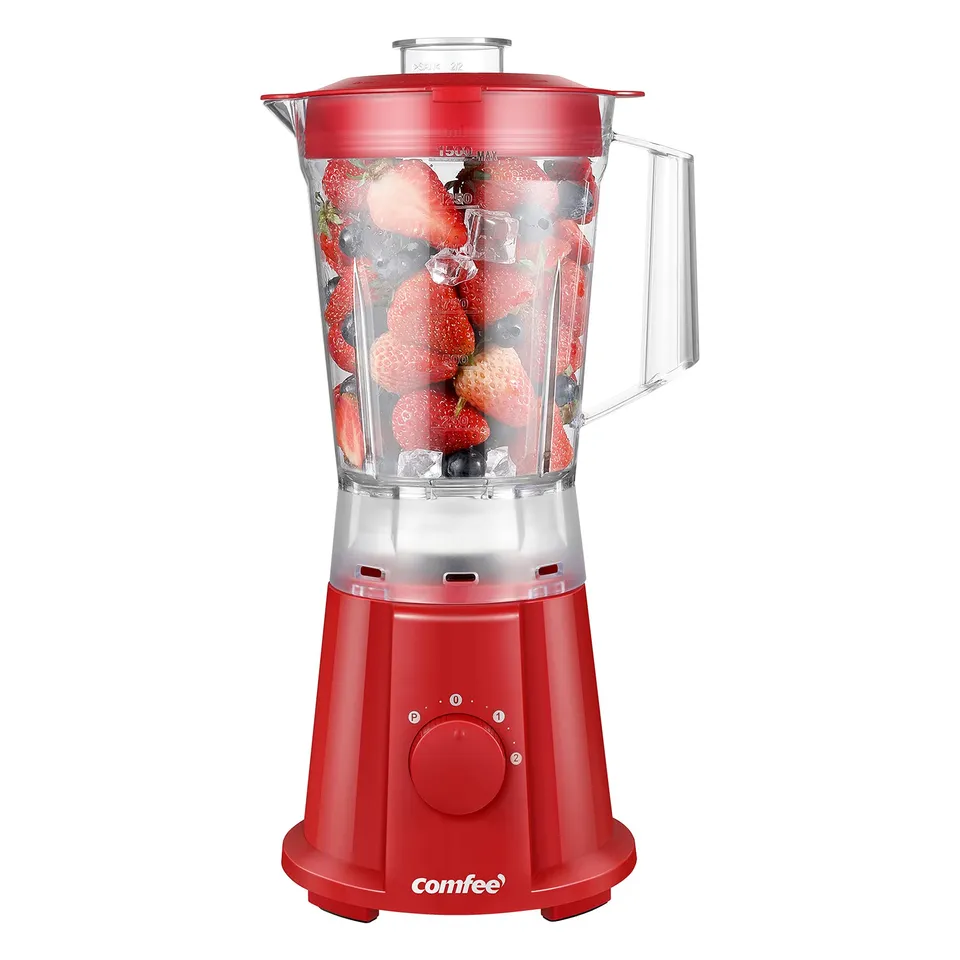 comfee-ctb-150610m-ro-rd-standmixer-smoothie-maker-1-5l-600w-rot image 1