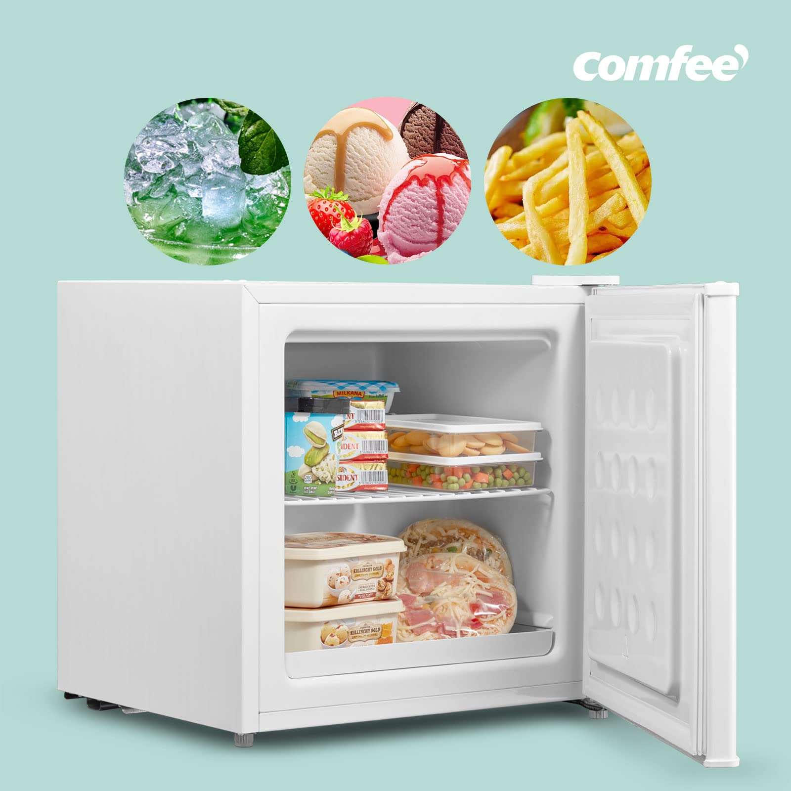 comfee-rcd50wh1-e-mini-k-hlschrank-43-l-mit-eisfach-wei image 3