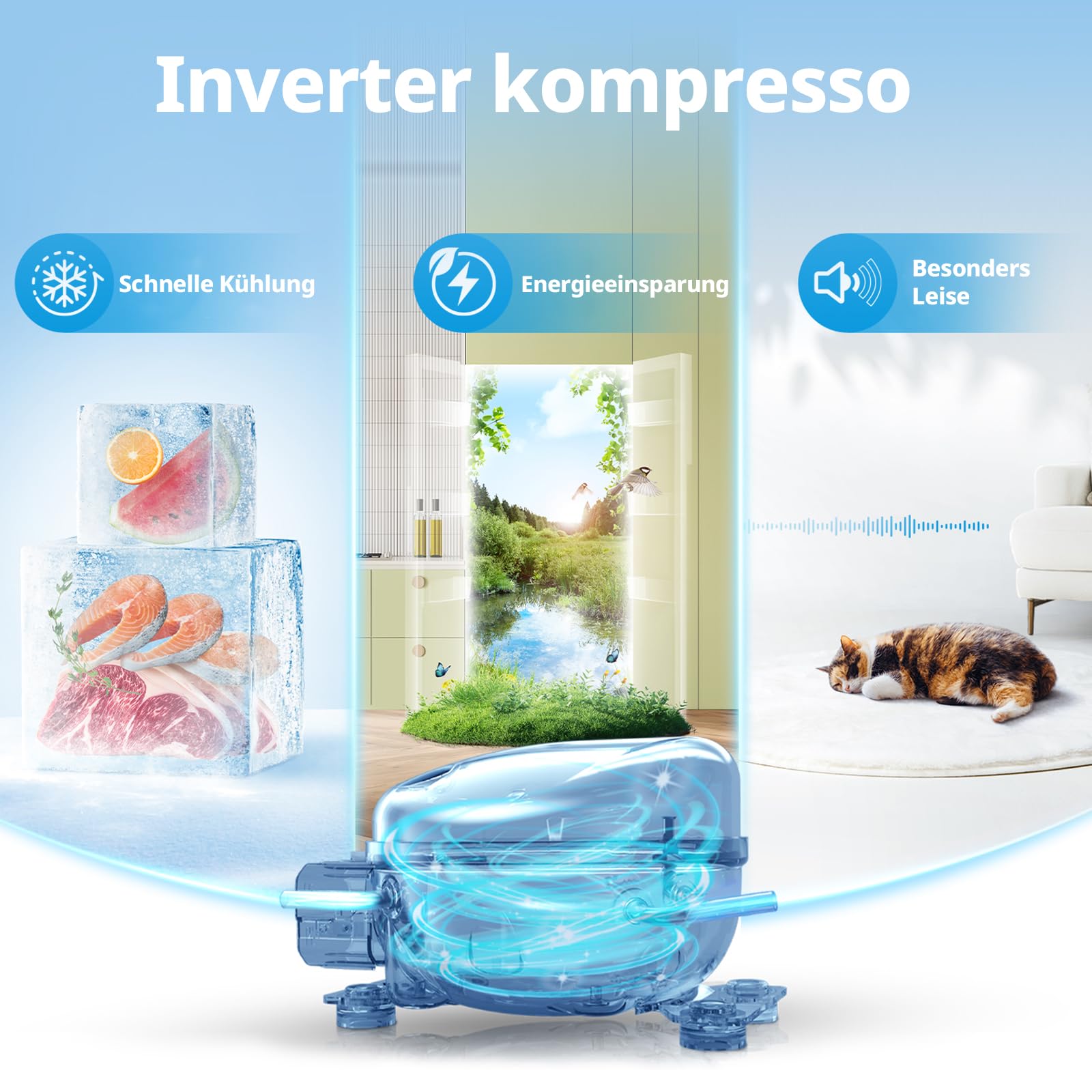 comfee-gefrierschrank-klein-31l-24-c-inverter-mini-gefrierschrank-39-db image 4