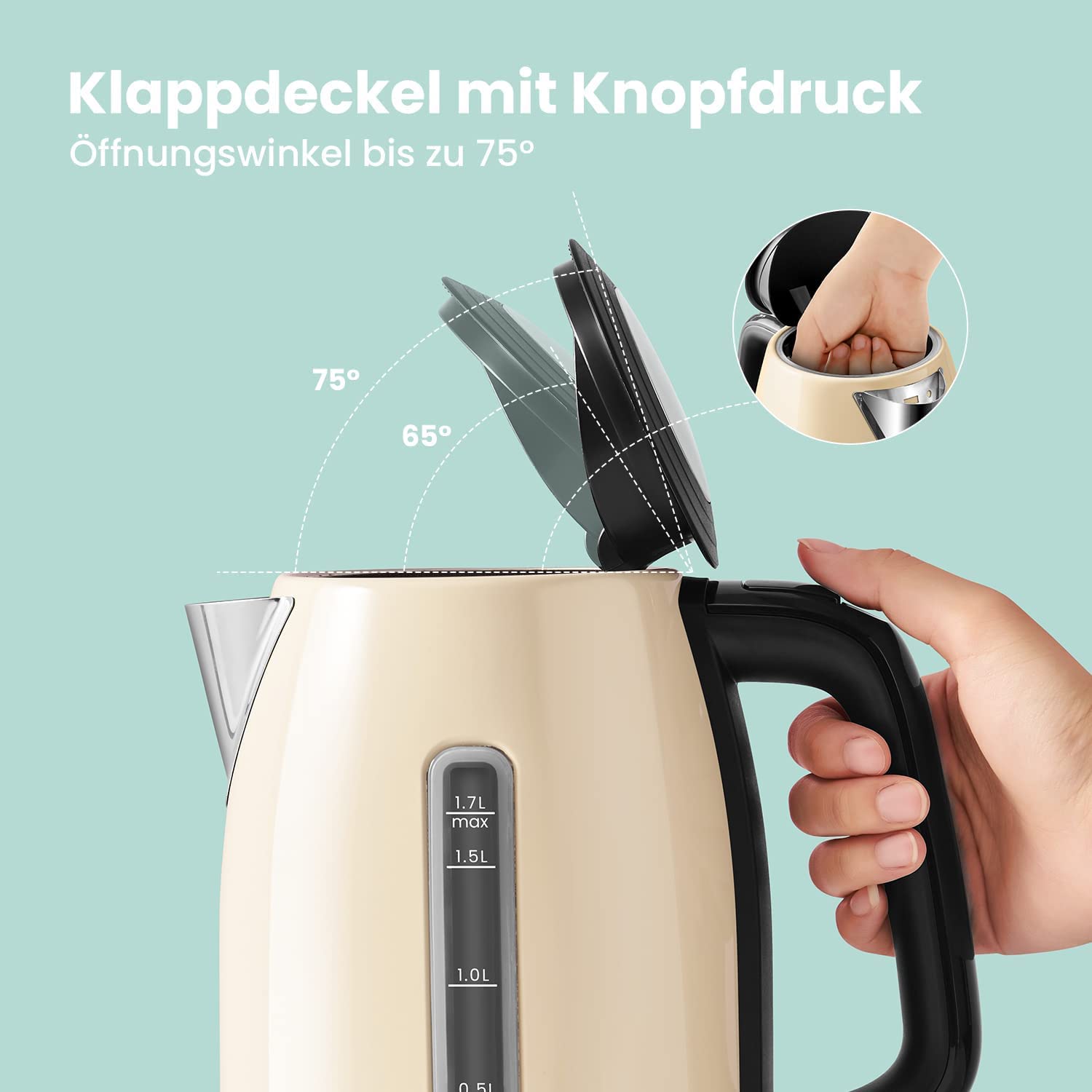 comfee-wasserkocher-1-7l-edelstahl-2200w-kabellos-mit-abschaltautomatik image 6