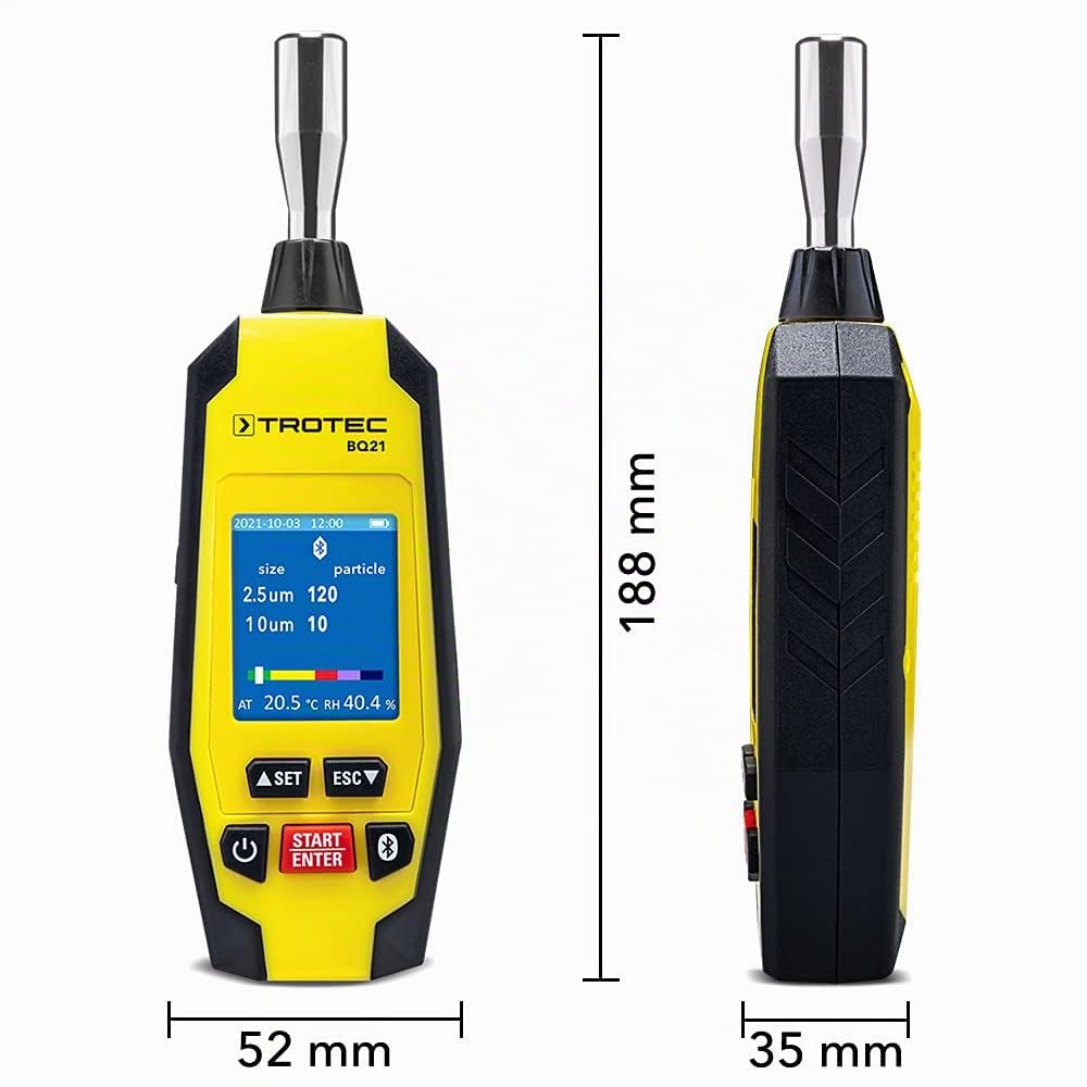 trotec-bq21-mini-partikelmessger-t-pm2-5-pm10-mit-2-zoll-farbdisplay-bluetooth image 2