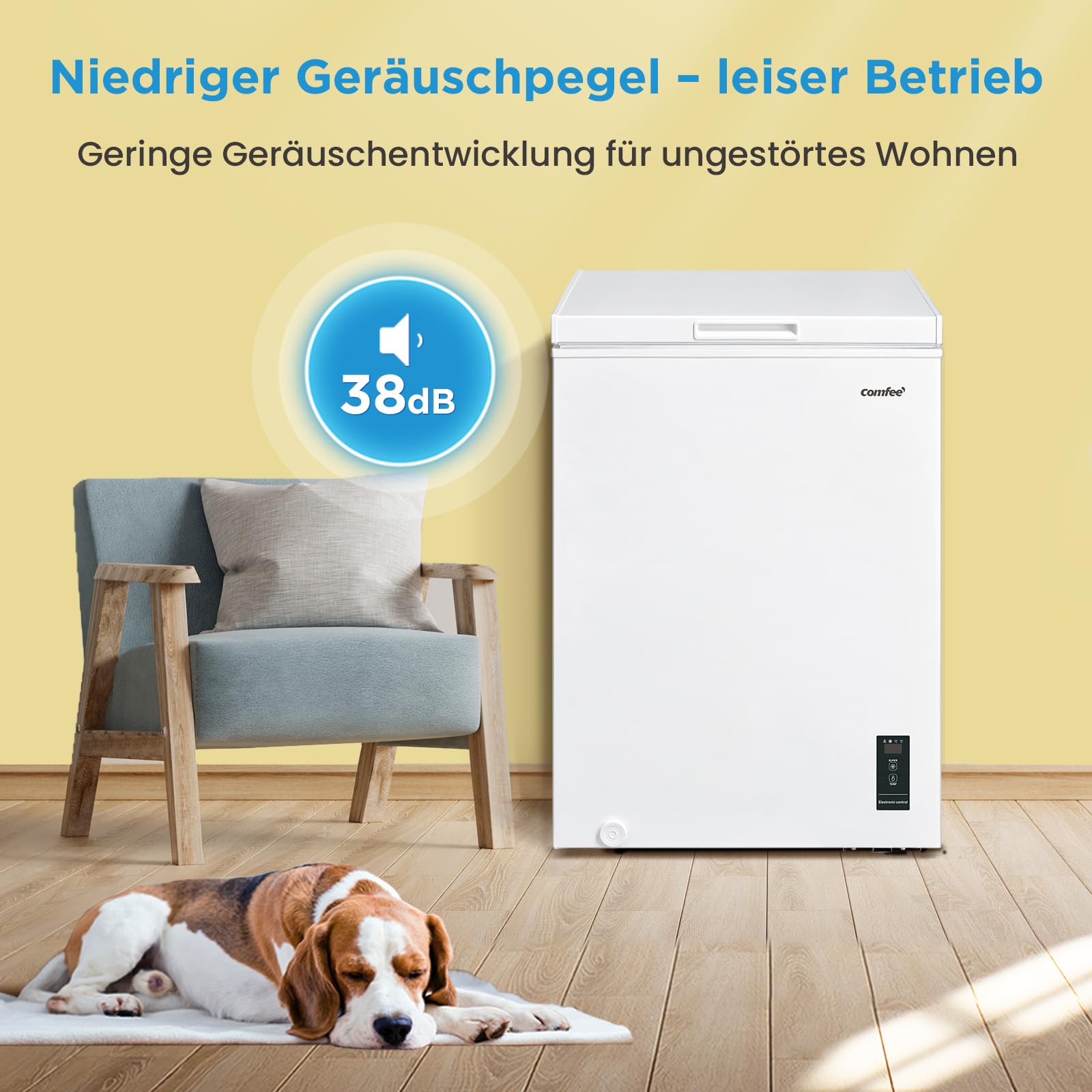 comfee-rcc100wh2-e-gefriertruhe-99-l-wei-e-klasse-38-db image 4