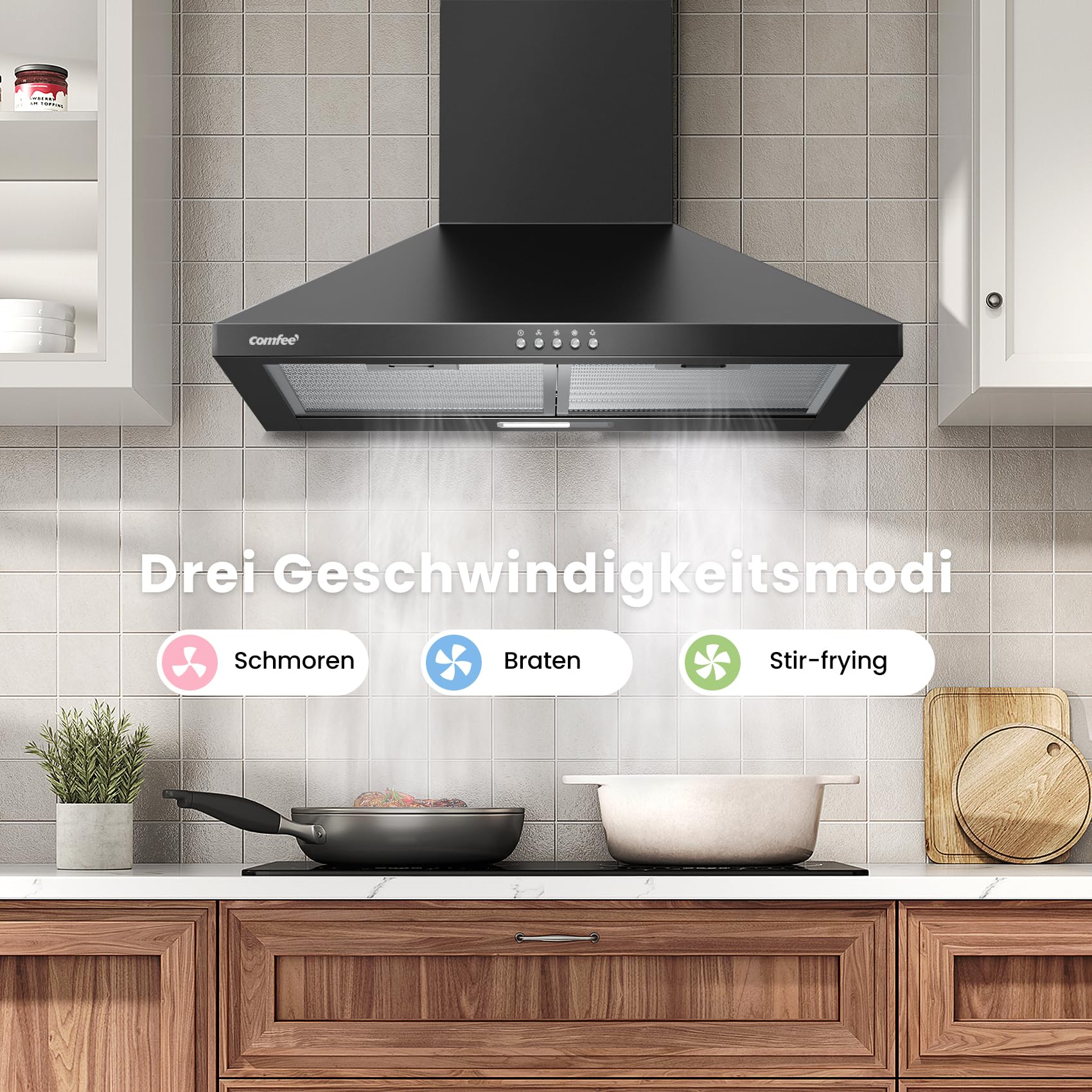 comfee-ch60a17em400b-dunstabzugshaube-60cm-edelstahl-400m-h image 7