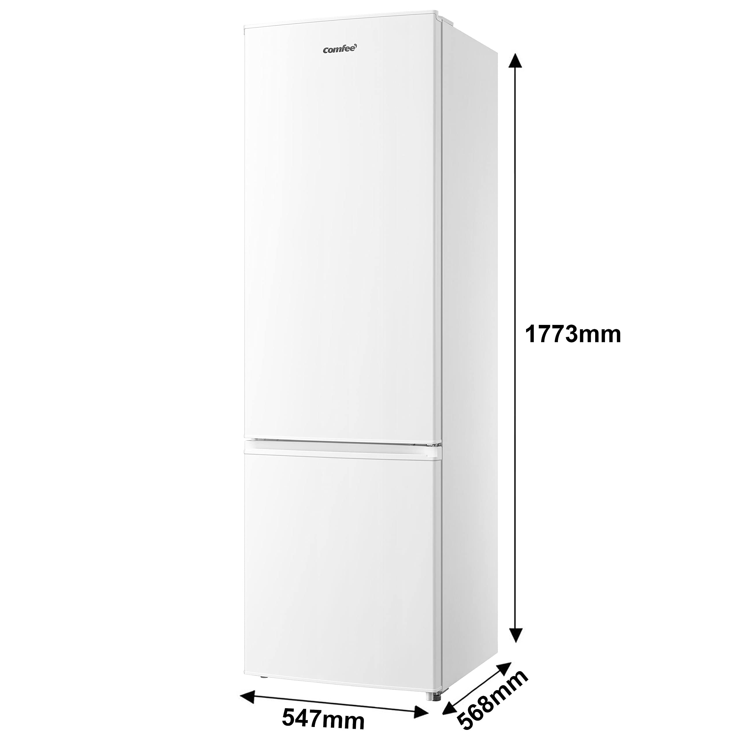 comfee-rcb268wh1-e-k-hl-gefrierkombination-262-l-low-frost-wei image 2
