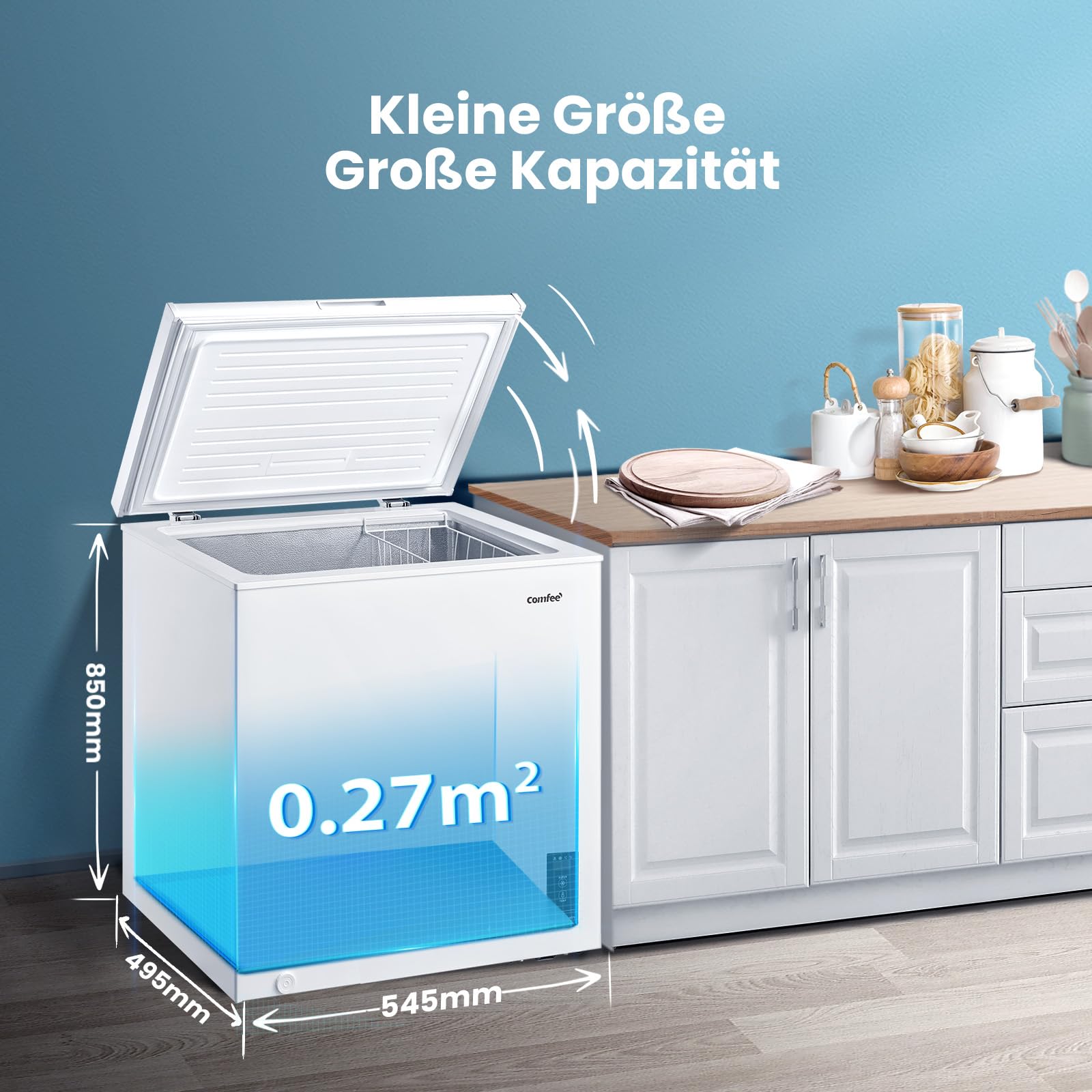 comfee-rcc100wh2-e-gefriertruhe-99-l-wei-e-klasse-38-db image 3