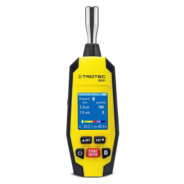 trotec-bq21-mini-partikelmessger-t-pm2-5-pm10-mit-2-zoll-farbdisplay-bluetooth image 1