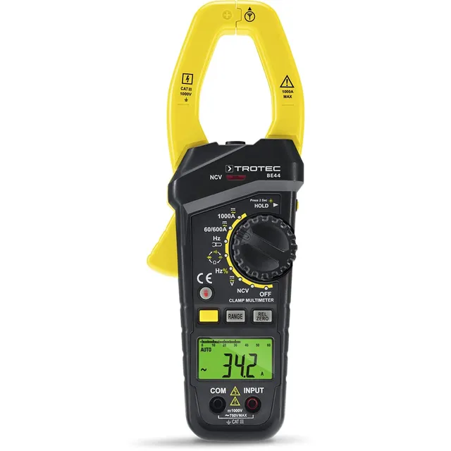 trotec-be44-stromzange-true-rms-zangenamperemeter-bis-1000a-ac-dc image 1