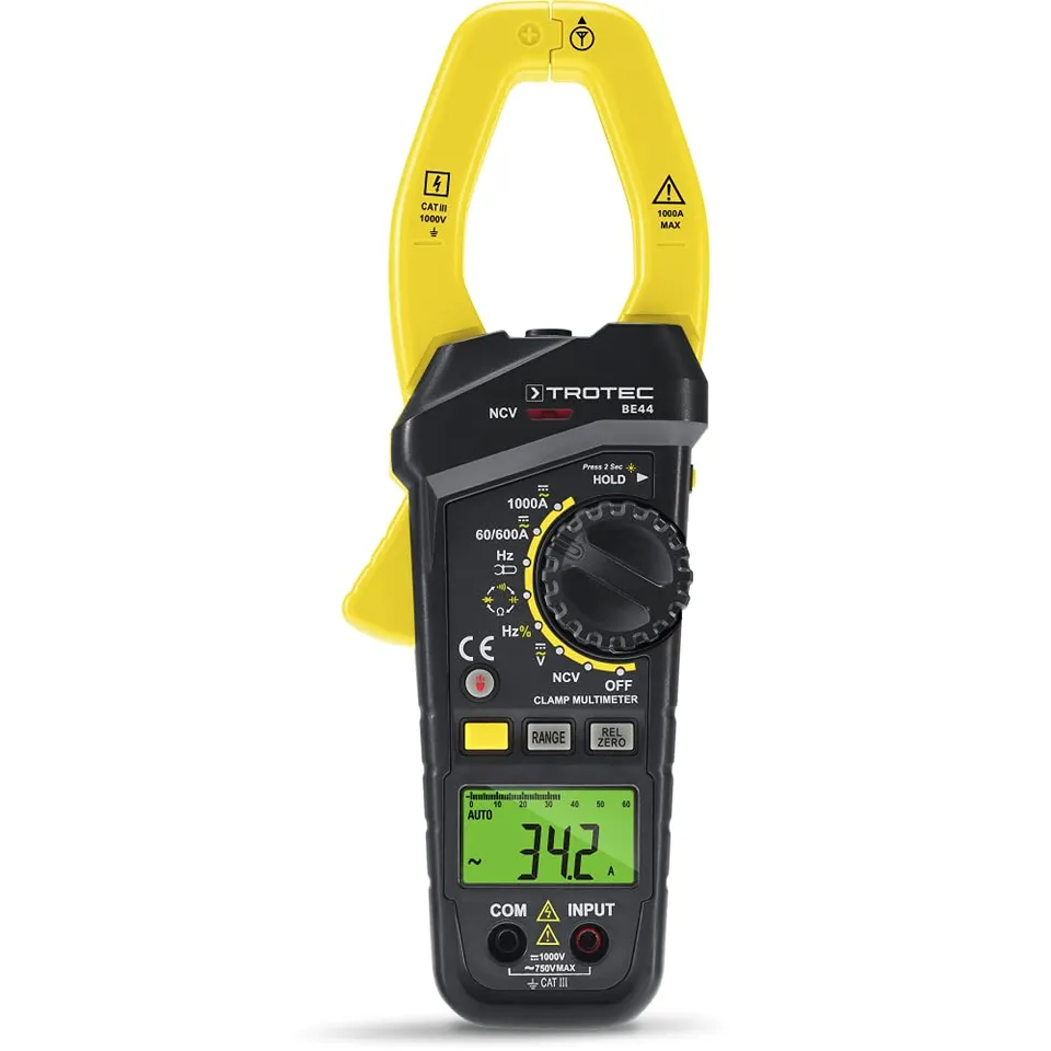 trotec-be44-stromzange-true-rms-zangenamperemeter-bis-1000a-ac-dc image 1