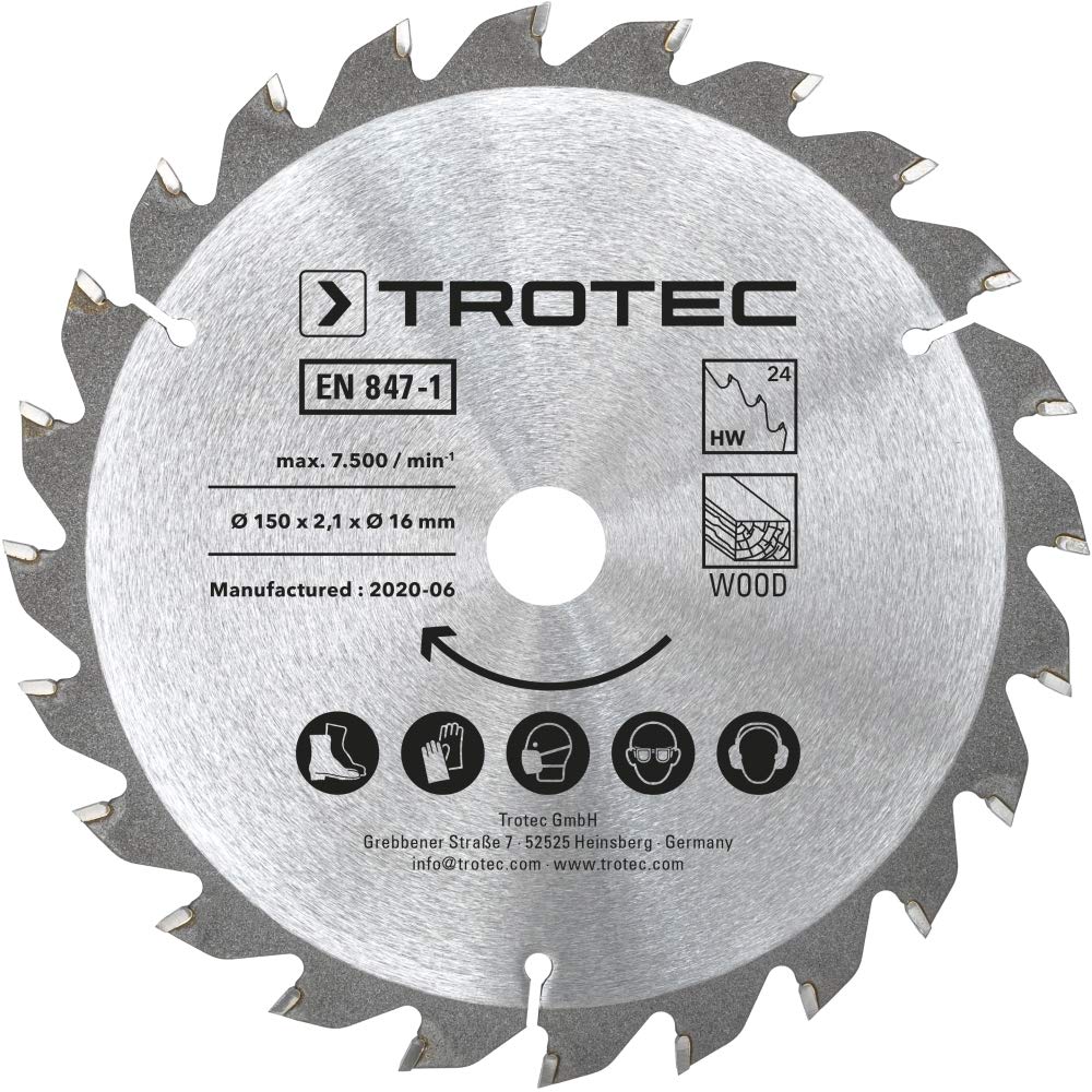 trotec-holzkreiss-gebl-tter-set-150-mm-24-z-hne-3-teilig-carbonstahl image 2