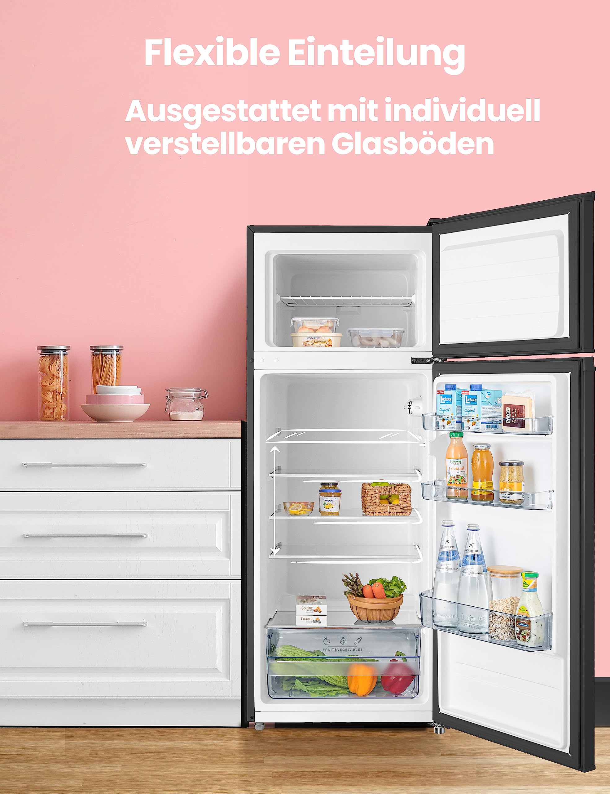 comfee-rct284dk2a-k-hl-gefrierkombination-143-cm-schwarz-204-l-176-kwh-jahr image 5