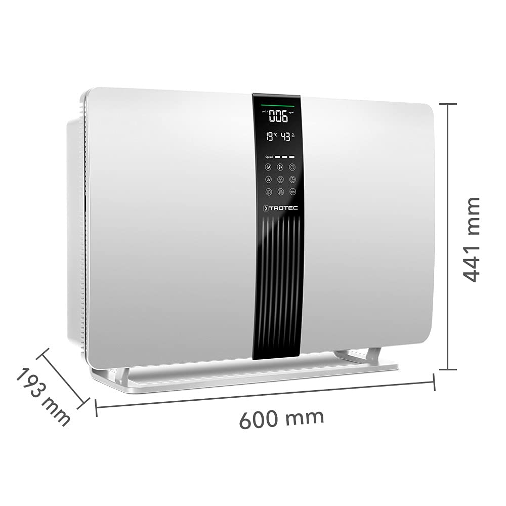 trotec-airgoclean-140-e-luftreiniger-hepa-bis-40m-wei-mit-ionisation image 3