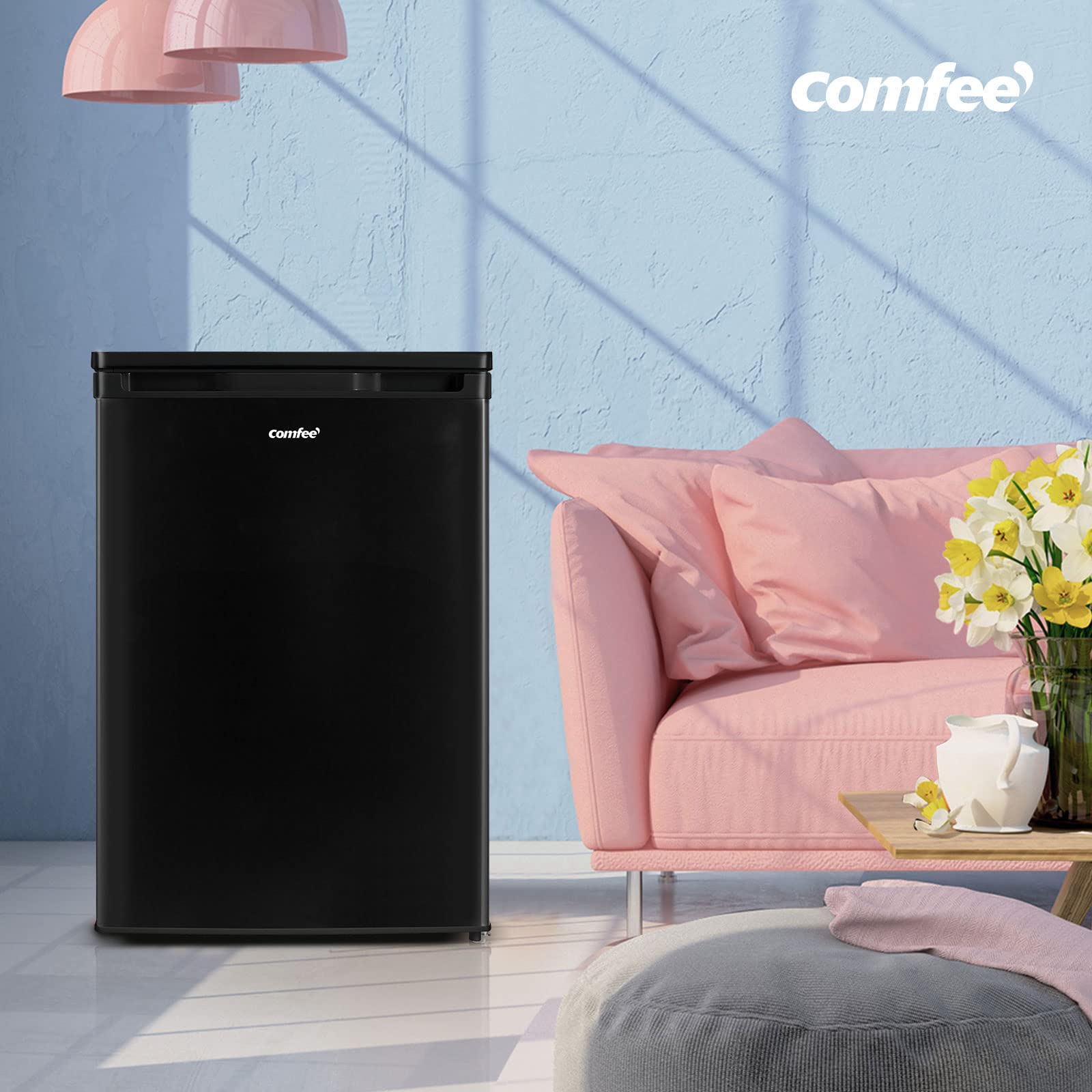 comfee-rcd141dk2-tischk-hlschrank-mit-gefrierfach-98-l-schwarz image 7