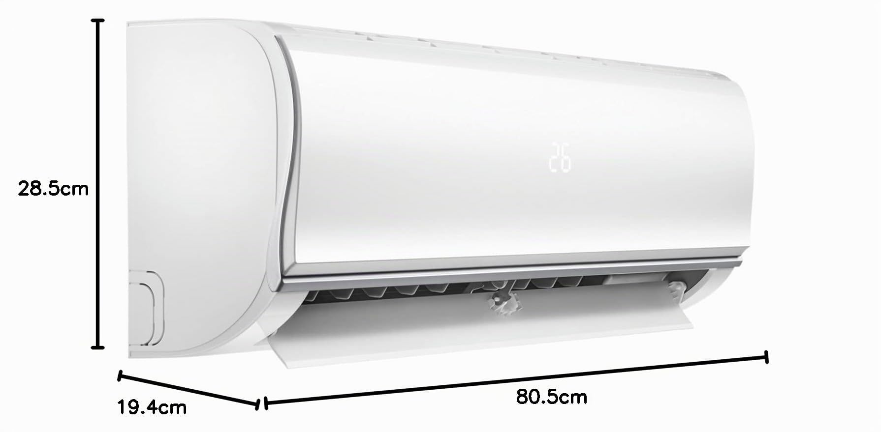 comfee-gusto-msaf5-12hrdn8-qe-split-klimaanlage-3-2-kw-11000-btu image 8
