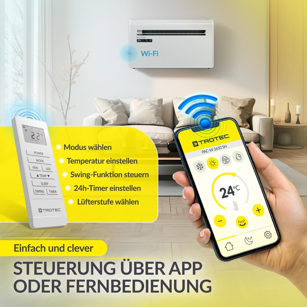 trotec-pac-w-2650-sh-wandklimaanlage-ohne-au-enger-t-2-6-kw-mit-inverter-und-wif image 8