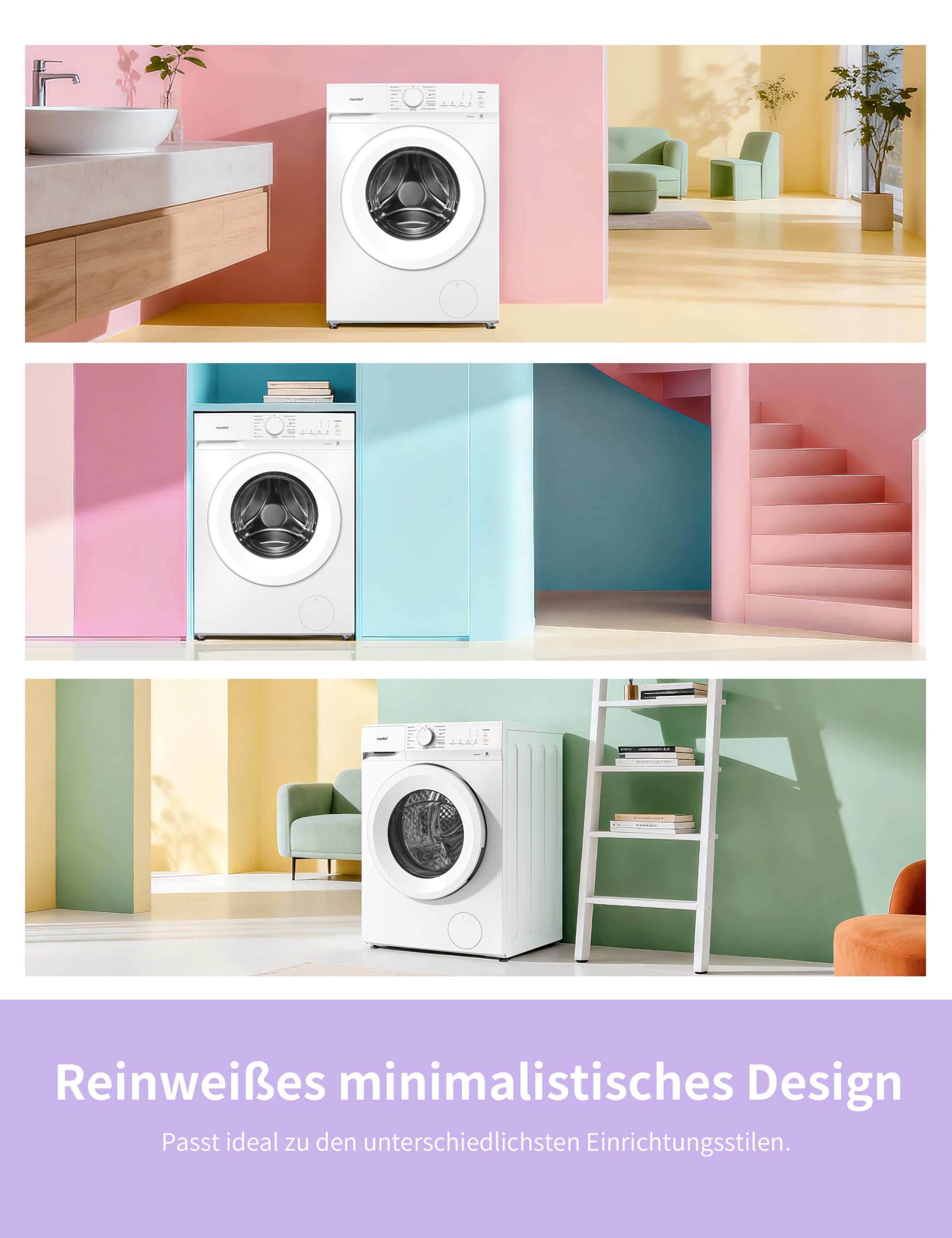 comfee-cf08ewp05w-frontlader-waschmaschine-8-kg-a-10 image 7