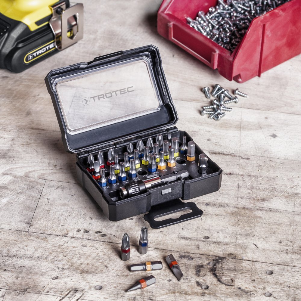 trotec-pscs-schrauber-bitsatz-32-teilig-mit-schnellwechsel-bithalter image 6