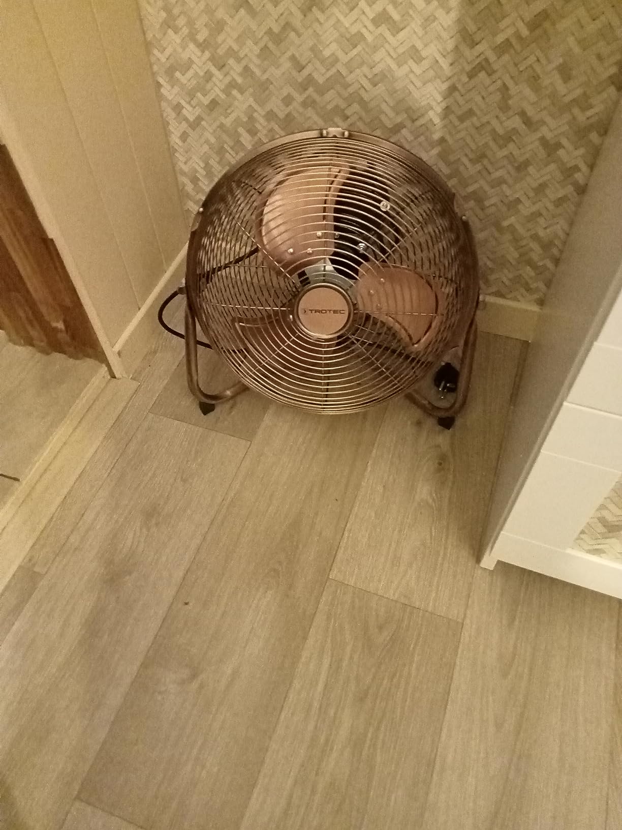 Hübsch, aber nur Bodenventilator