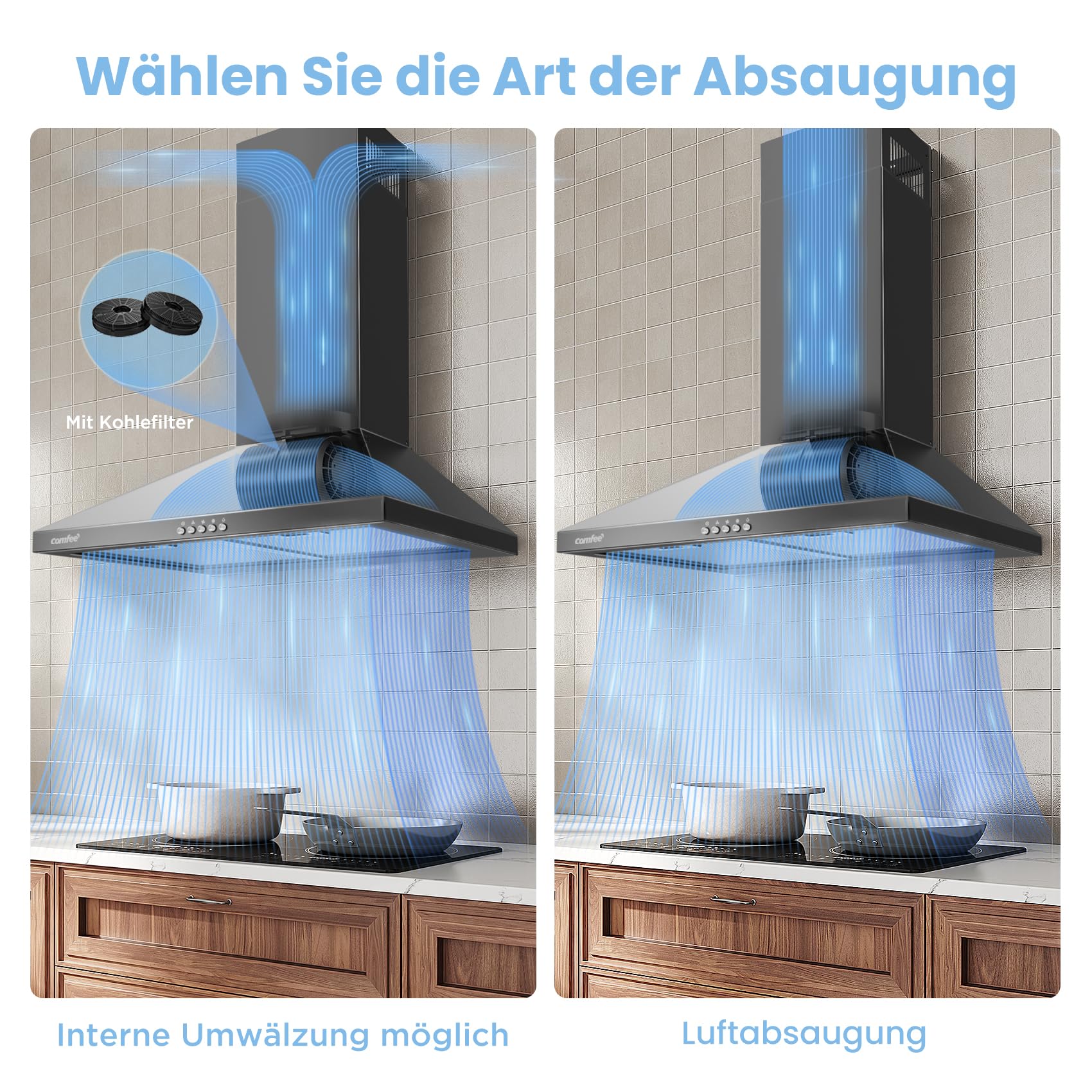 comfee-ch60a17em400b-dunstabzugshaube-60cm-edelstahl-400m-h image 4