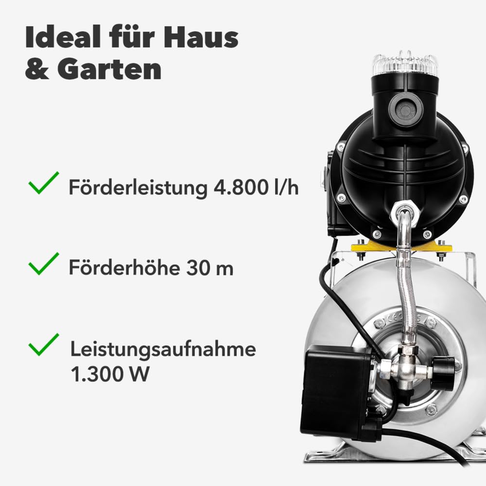 trotec-tdw-4800-esf-hauswasserwerk-mit-filter-4800-l-h-1300-w-30-m image 2