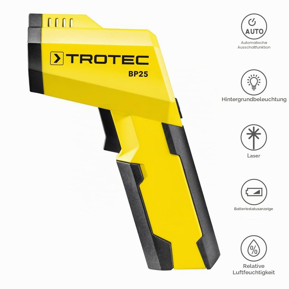 trotec-bp25-pyrometer-taupunktscanner-laser-thermometer-mit-schimmel-alarm image 2