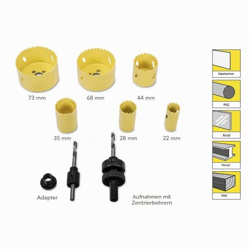 trotec-lochs-gen-set-hss-bi-metall-6-teilig-22-73-mm image 8
