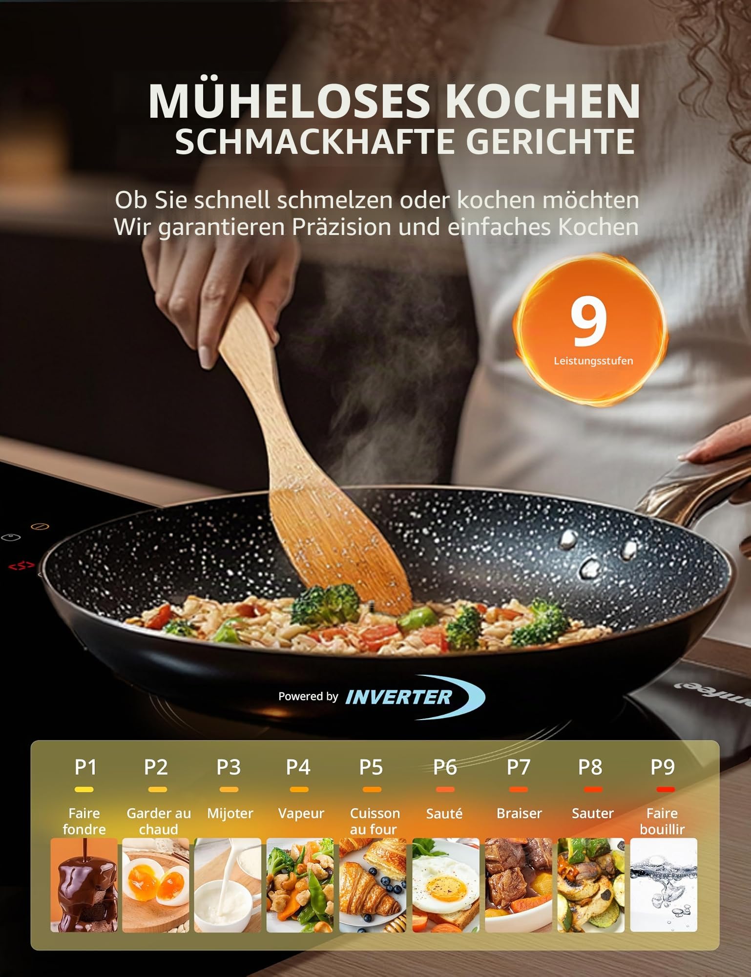 comfee-cih741f238k0-induktionskochfeld-60-cm-7200-w-4-zonen-boost image 2