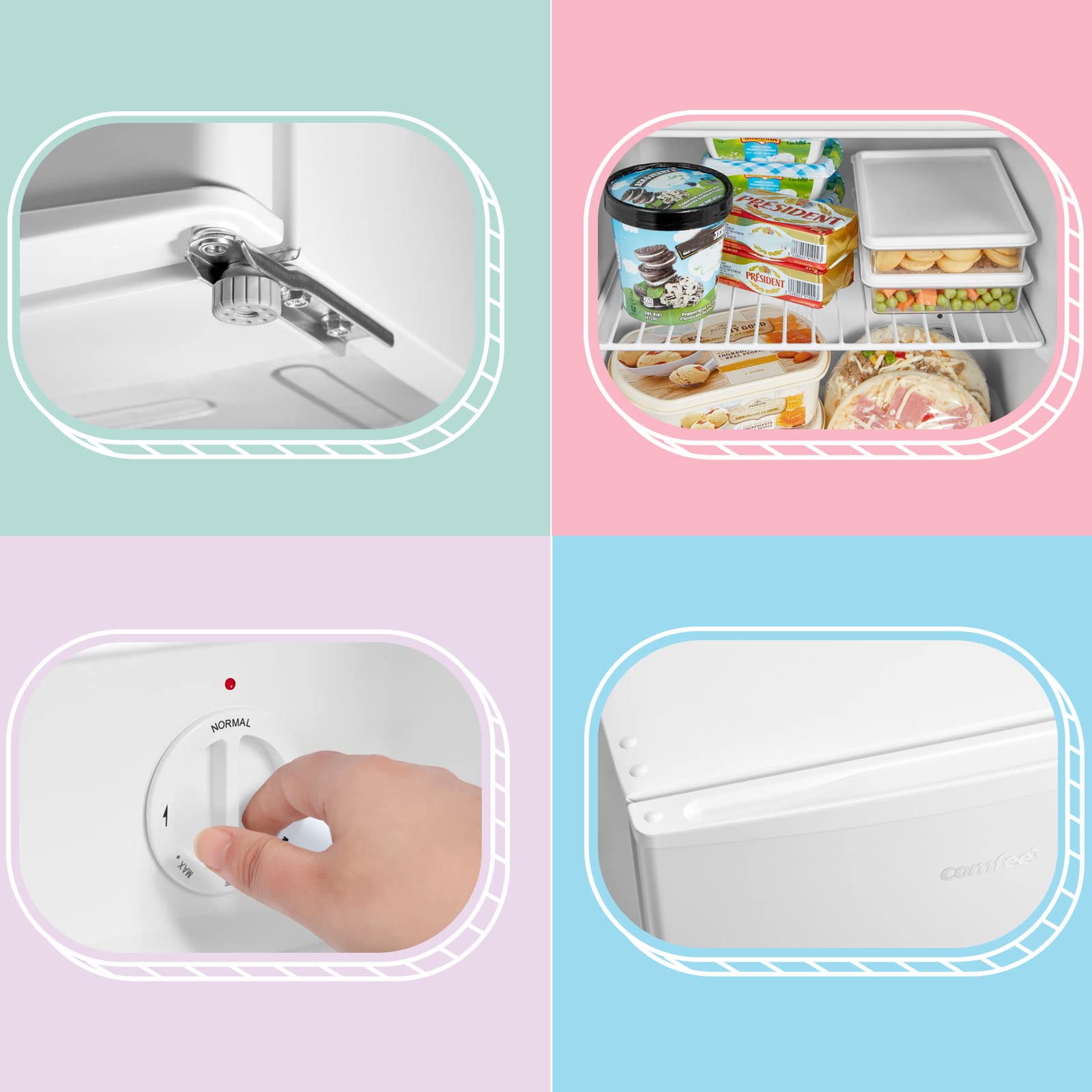 comfee-rcd50wh1-e-mini-k-hlschrank-43-l-mit-eisfach-wei image 4