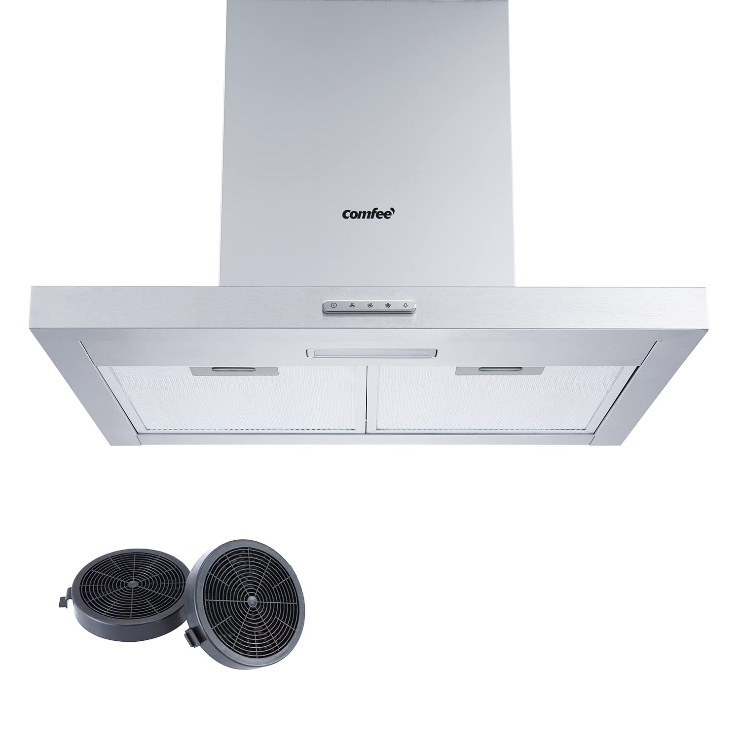 comfee-chw-3-6m17b-wand-dunstabzugshaube-60-cm-edelstahl-350-m-h image 1