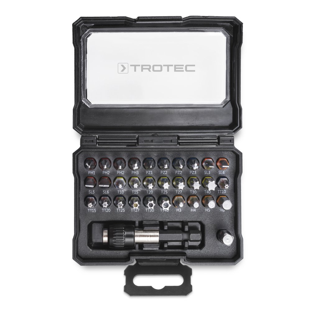 trotec-pscs-schrauber-bitsatz-32-teilig-mit-schnellwechsel-bithalter image 3