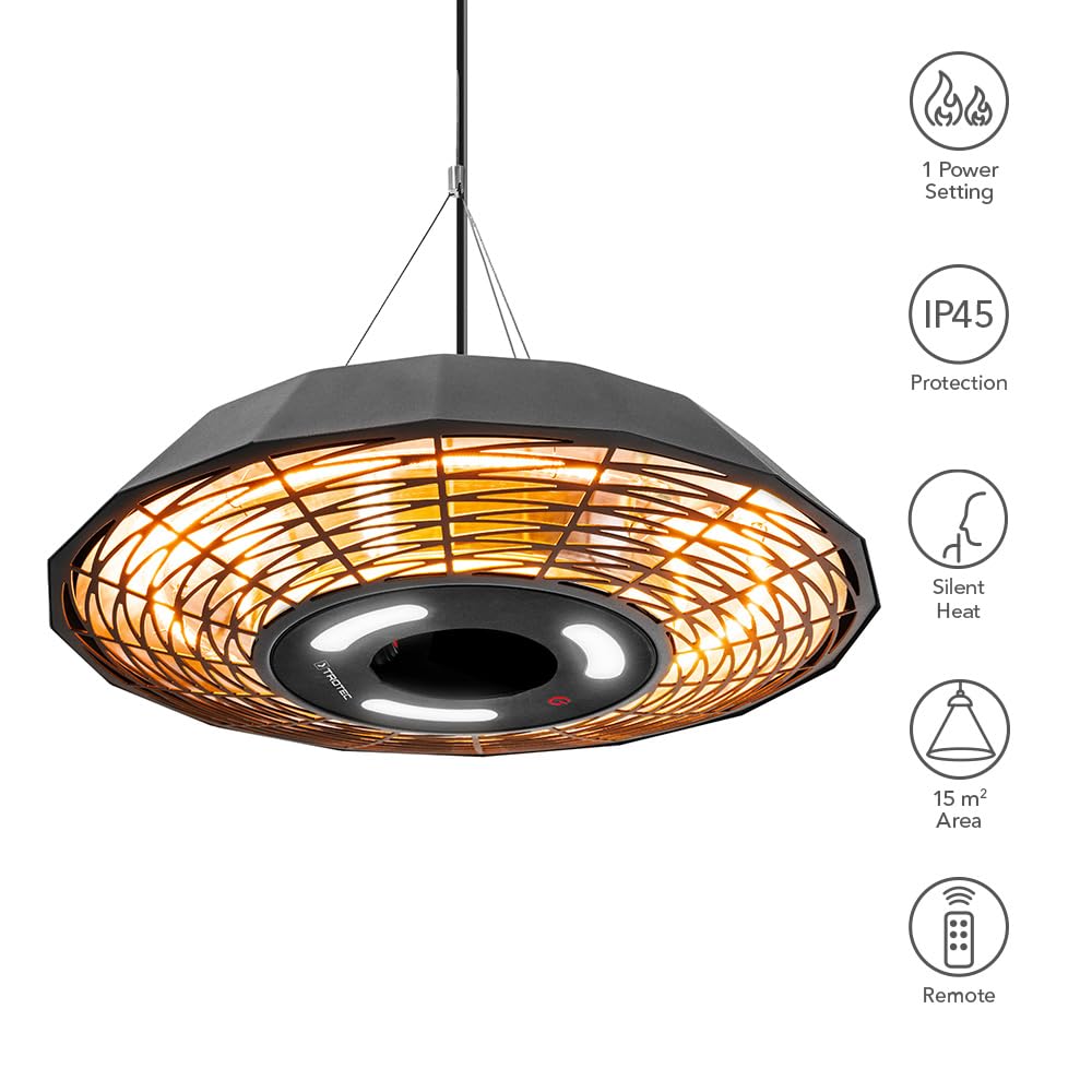 trotec-ir-2010-sc-design-deckenheizstrahler-infrarot-2000-w-mit-led image 2