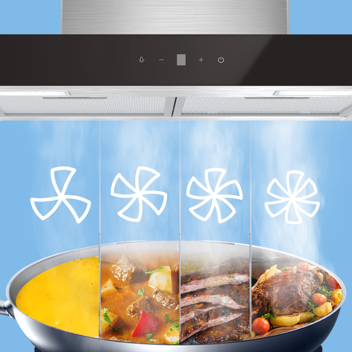 comfee-dunstabzugshaube-chw-7-6m77a2-60-cm-650-m-h-inox-schwarz image 7