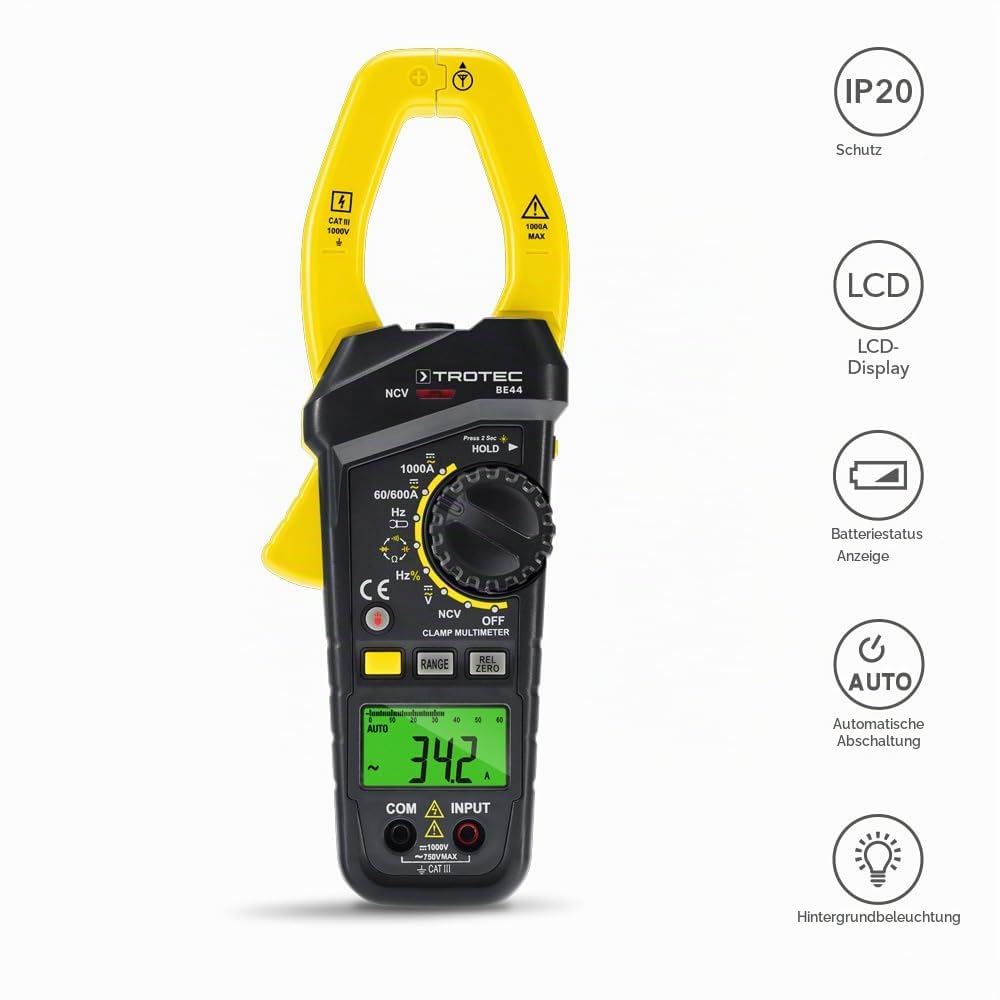 trotec-be44-stromzange-true-rms-zangenamperemeter-bis-1000a-ac-dc image 2