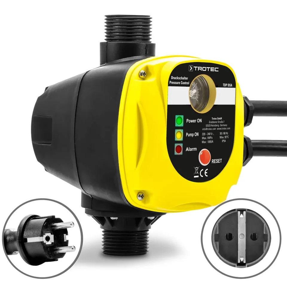 trotec-tdp-dsa-druckschalter-mit-stecker-f-r-gartenpumpen-bis-10-bar image 1