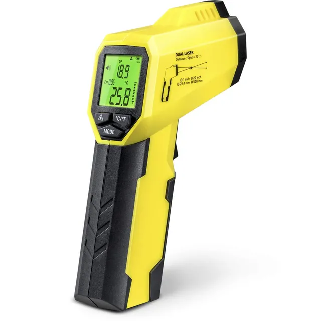 trotec-bp25-pyrometer-taupunktscanner-laser-thermometer-mit-schimmel-alarm image 1